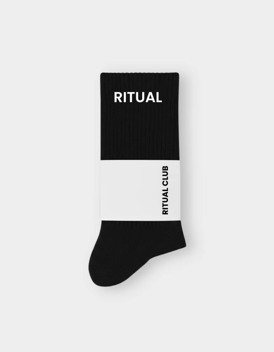 RITUAL CLUB SOCKS BLACK - Image 3