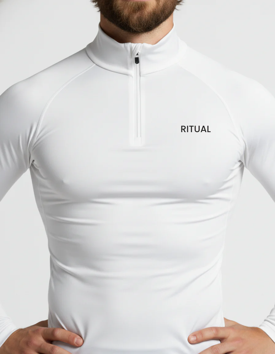 RITUAL COMPRESSION QUARTER ZIP LOGO - Image 10