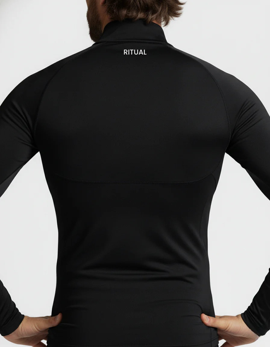 RITUAL COMPRESSION QUARTER ZIP LOGO - Image 5