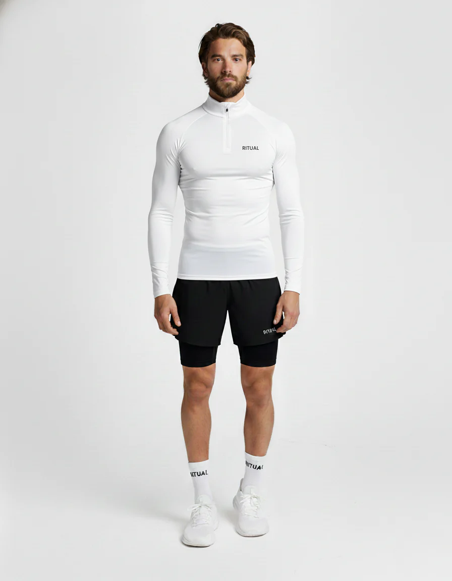 RITUAL COMPRESSION QUARTER ZIP LOGO - Image 7