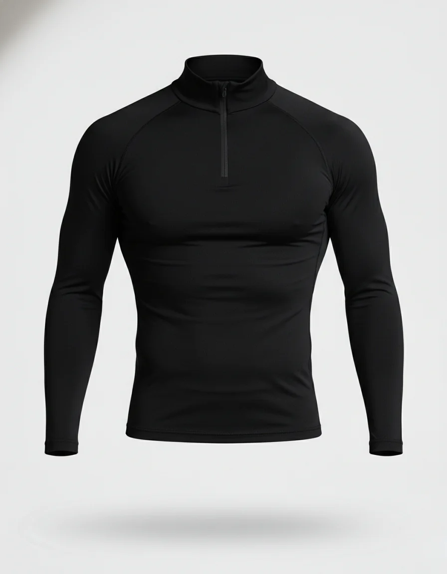 RITUAL COMPRESSION QUARTER ZIP LOGO - Image 6