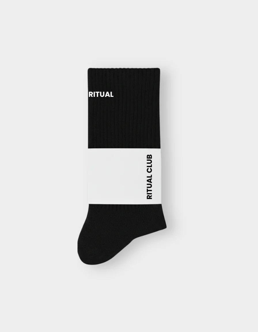 RITUAL EVERYDAY SOCKS BLACK - Image 3