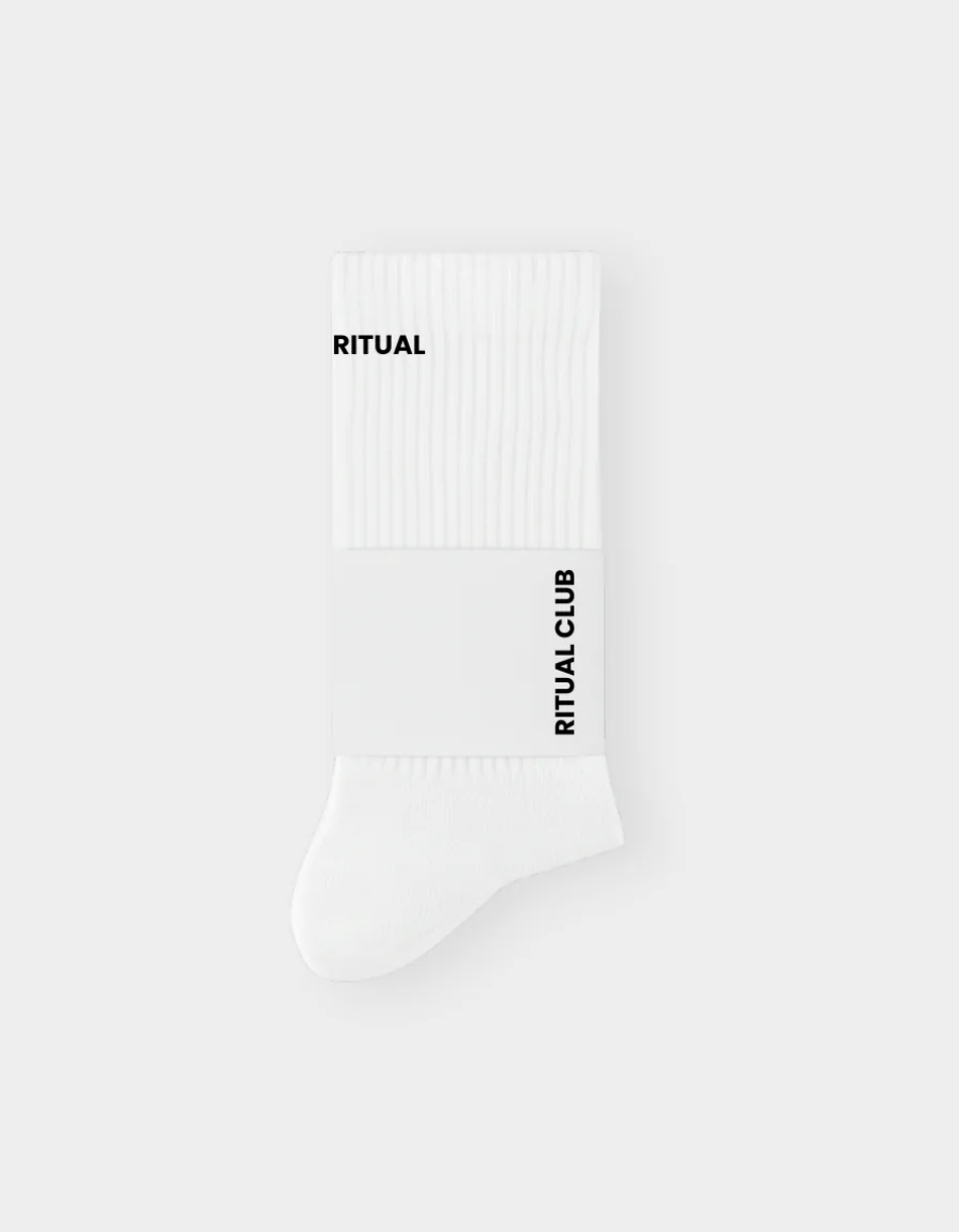 RITUAL EVERYDAY SOCKS WHITE - Image 3