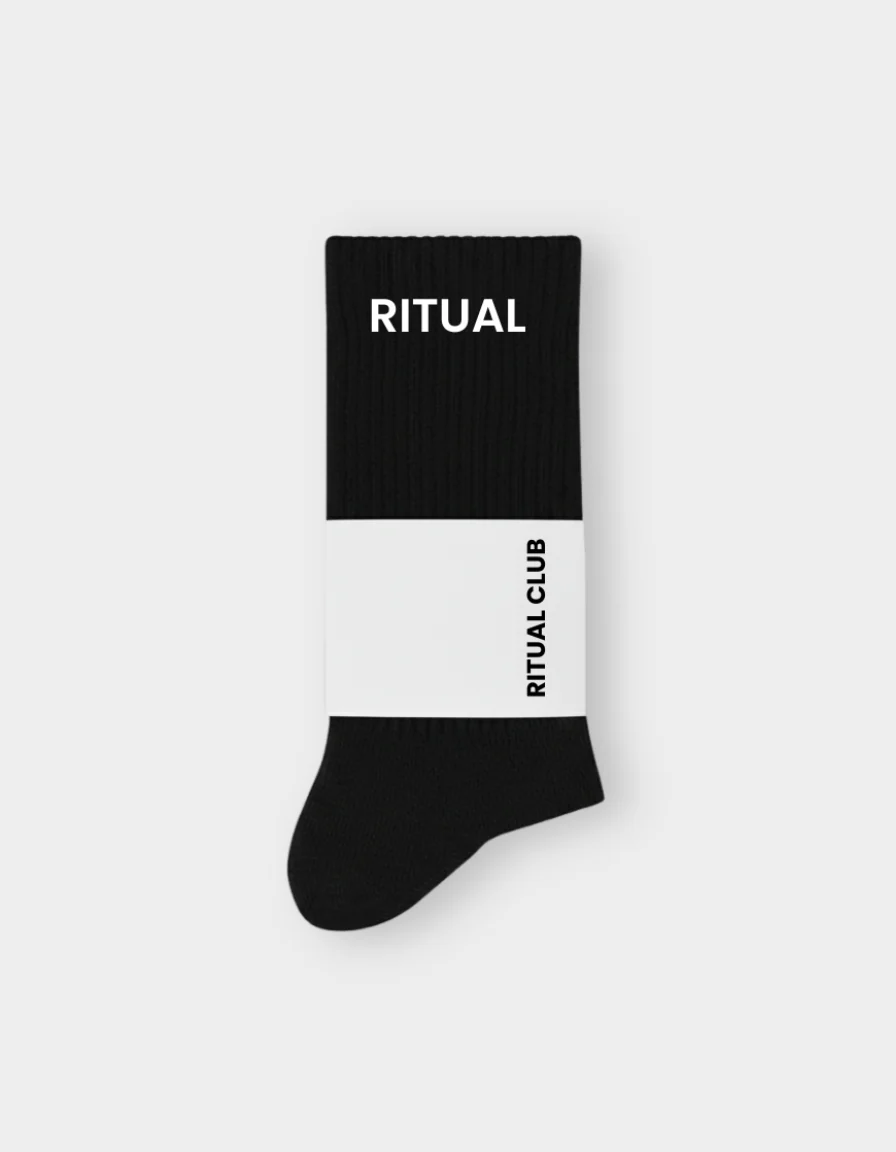 RITUAL GRIP SOCKS BLACK - Image 3